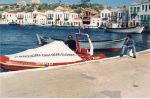 Με τον αείμνηστο φίλο μου Μάκη Παυλάτο σε μια σύντομη στάση εν πλω προς Κύπρο το 1992
